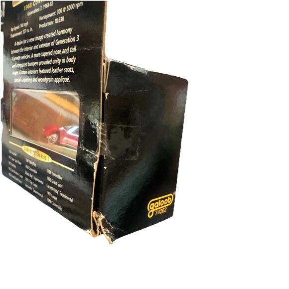 1998 Micro Machines 1968 Convertible, Collectors, Edition Series 1 Removable Top - Picture 5 of 7